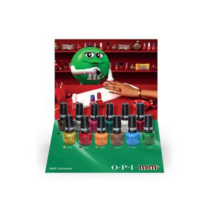 OPI x M&M's Nail Lacquer Display