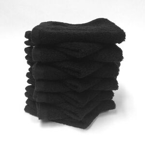 Regal Plus Bleach Guard Black Towels 13 x 13