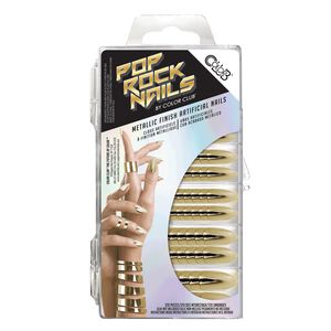 Color Club POP Rock Gold Artificial Nails