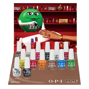 OPI x M&M's GelColor Display