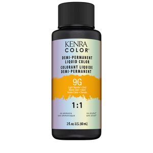 9G Light Blonde Gold Demi-Liquid Permanent Color