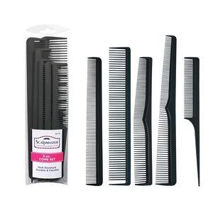 Scalpmasters Comb Set - 6 count